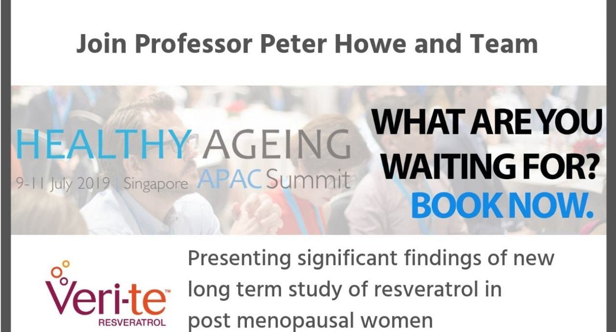 Professor Peter Howe and Team to Present Significant Findings of New Long-Term Study of Resveratrol in Post-Menopausal Women