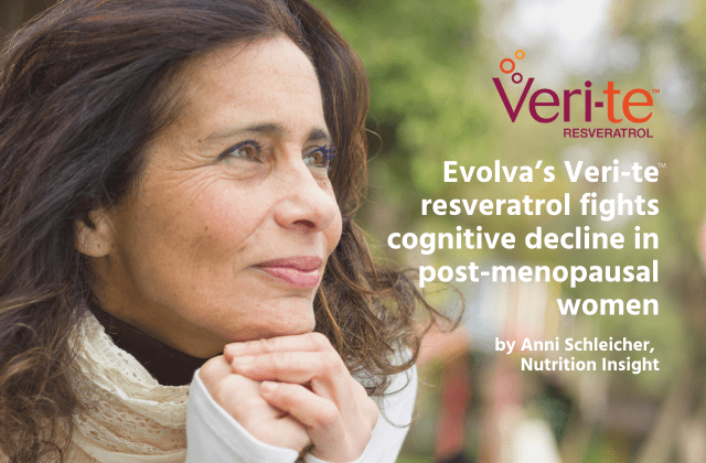 Evolva’s Veri-te resveratrol fights cognitive decline in post-menopausal women