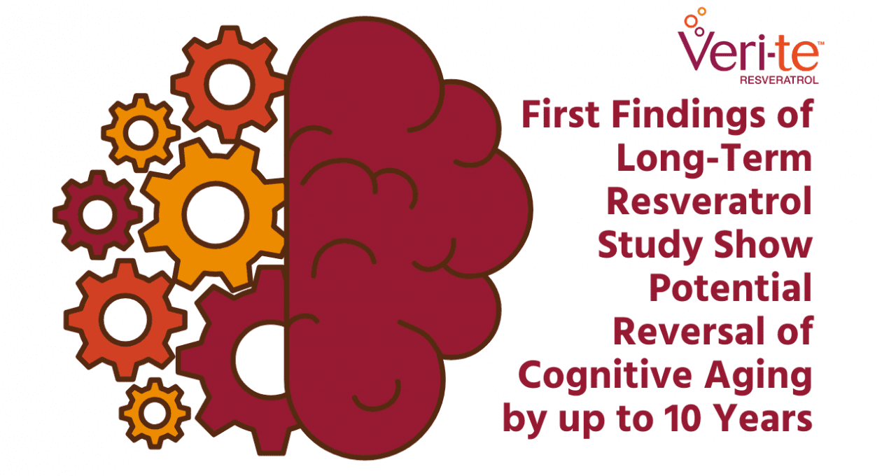 News Release: First Findings of Long-Term Resveratrol Study Show Potential Reversal of Cognitive Aging by up to 10 Years
